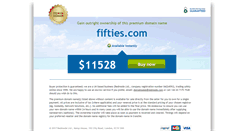 Desktop Screenshot of fifties.com